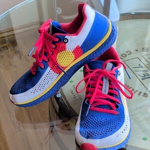 Altra Blue and Red Athletic Shoes